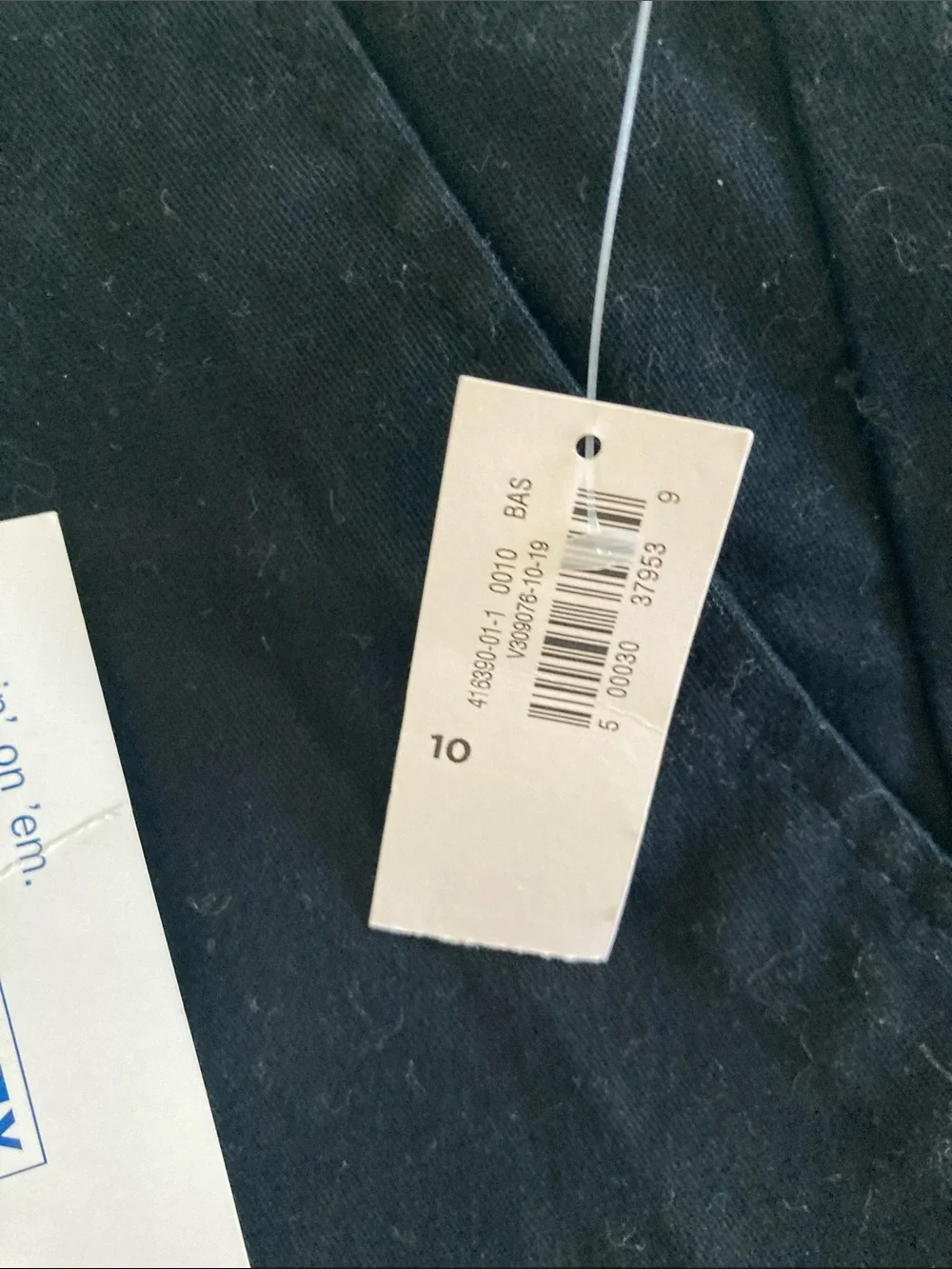 Boys Old Navy Flex black long chino shorts size 10 - NWT